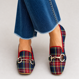 Women's Checkered Loafers