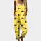Aurora Comfortable printed jumpsuit in Yellow