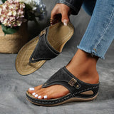 Leila Comfort Sandals in Black