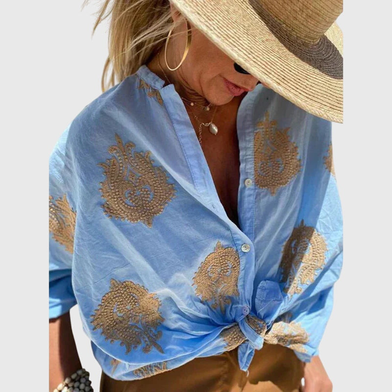 Women's Light and Chic Blouse in Blue
