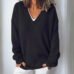 Women's Soft Knit Sweater in Black