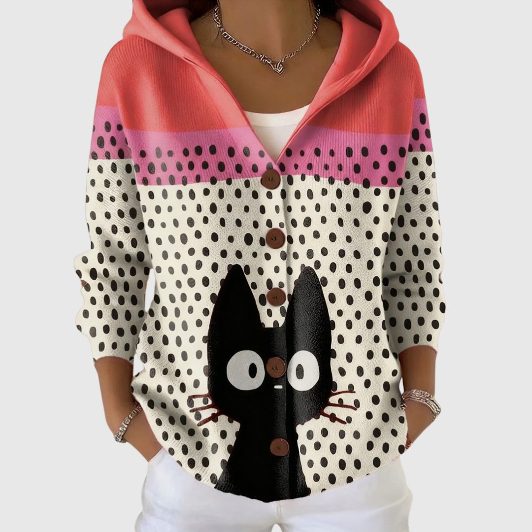 Willow Cozy Hooded Knit Cardigan