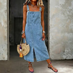 Selena Casual Denim Strap Dress