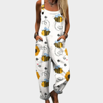 Sarah Comfortable printed jumpsuit in White
