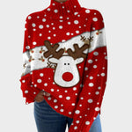 Verna Art Knit Turtleneck Sweater