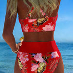 Women's Floral Wrap Bikini Set, photo 13