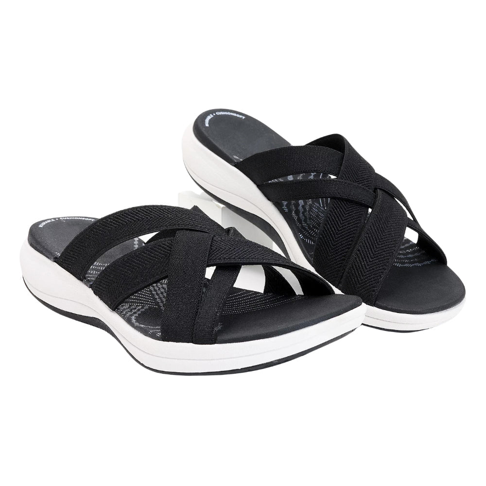 Daisy Comfort Sandals in Black