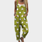 Lily Comfortable printed jumpsuit in Green