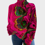 Adele Art Knit Turtleneck Sweater
