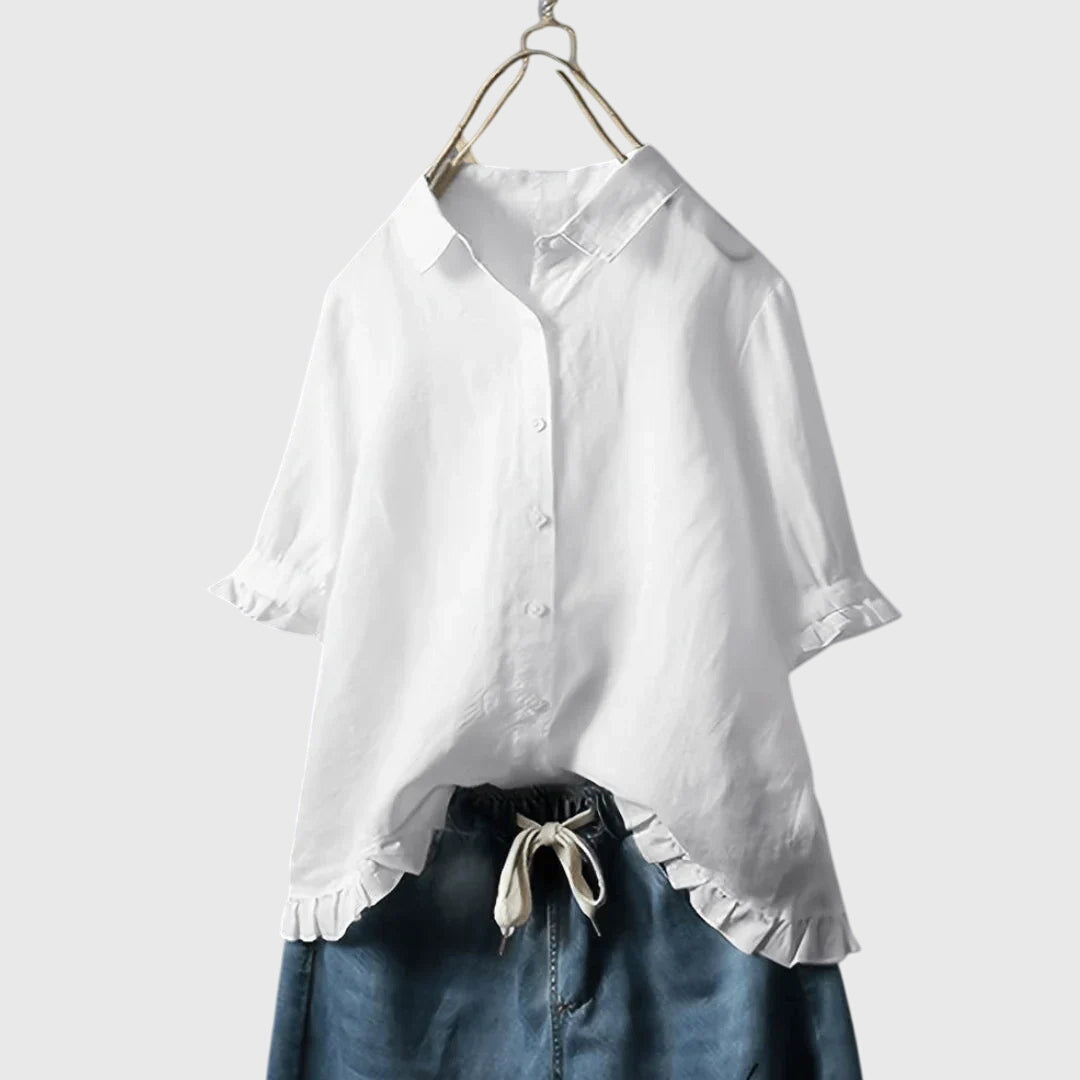 Women's Elegant & Refined Shirt in White
