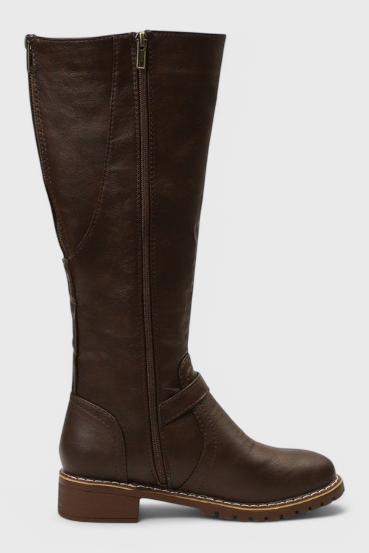 Buckled High Boots with Zipper Closure, photo 8
