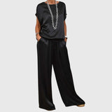 Kayla Elegant Two-Piece Set in Black