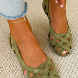 Venice Sandals in Olive Green
