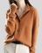 Women's Retro Cashmere Cardigan in Orange