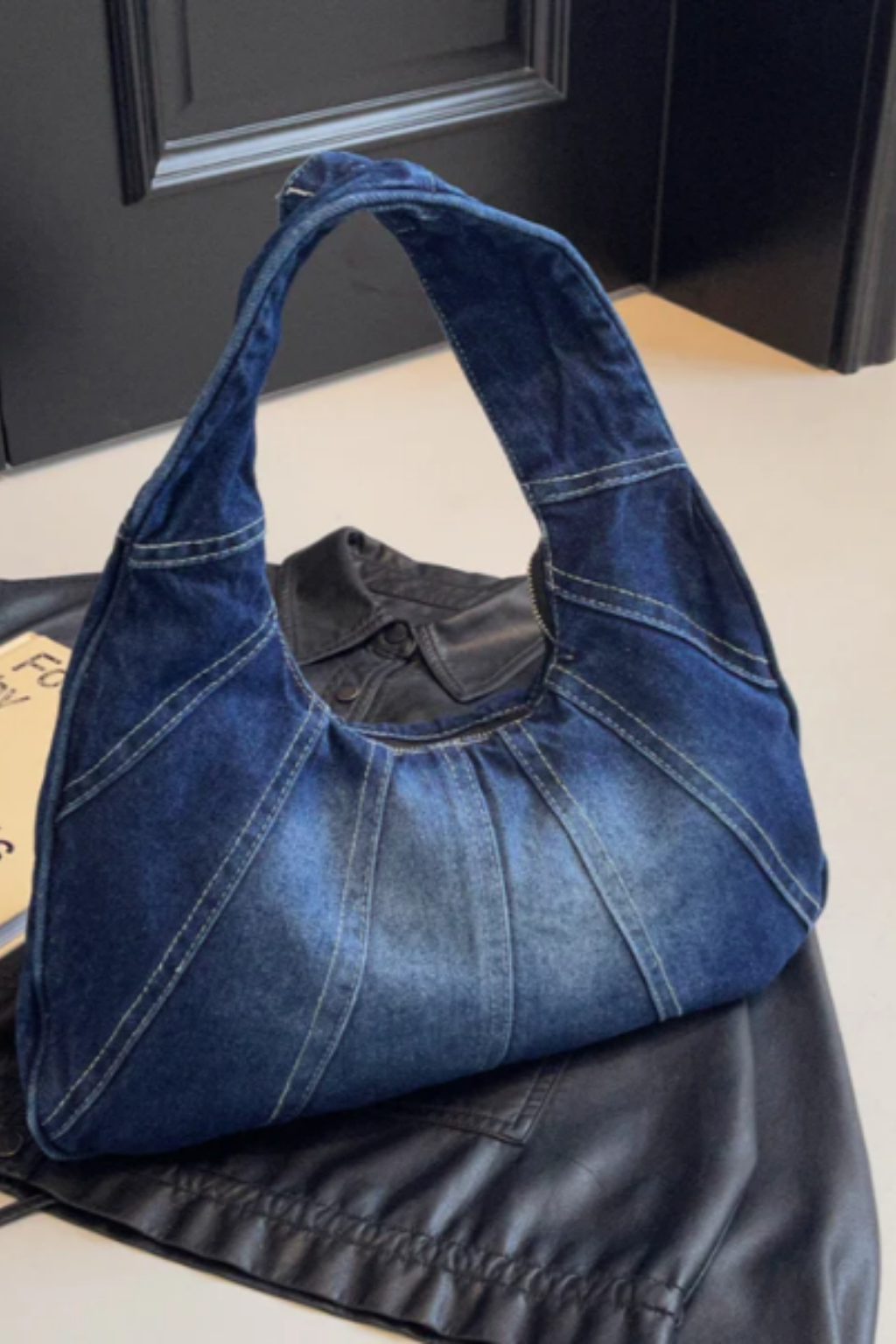 Women's Casual Denim Shoulder Bag, photo 6