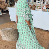 Women's Chic Floral V-Neck Maxi Dress, photo 7