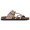Women's Braided Cork Sandals in Beige