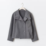 Women's Luxe Double-Breasted Short Coat, photo 5