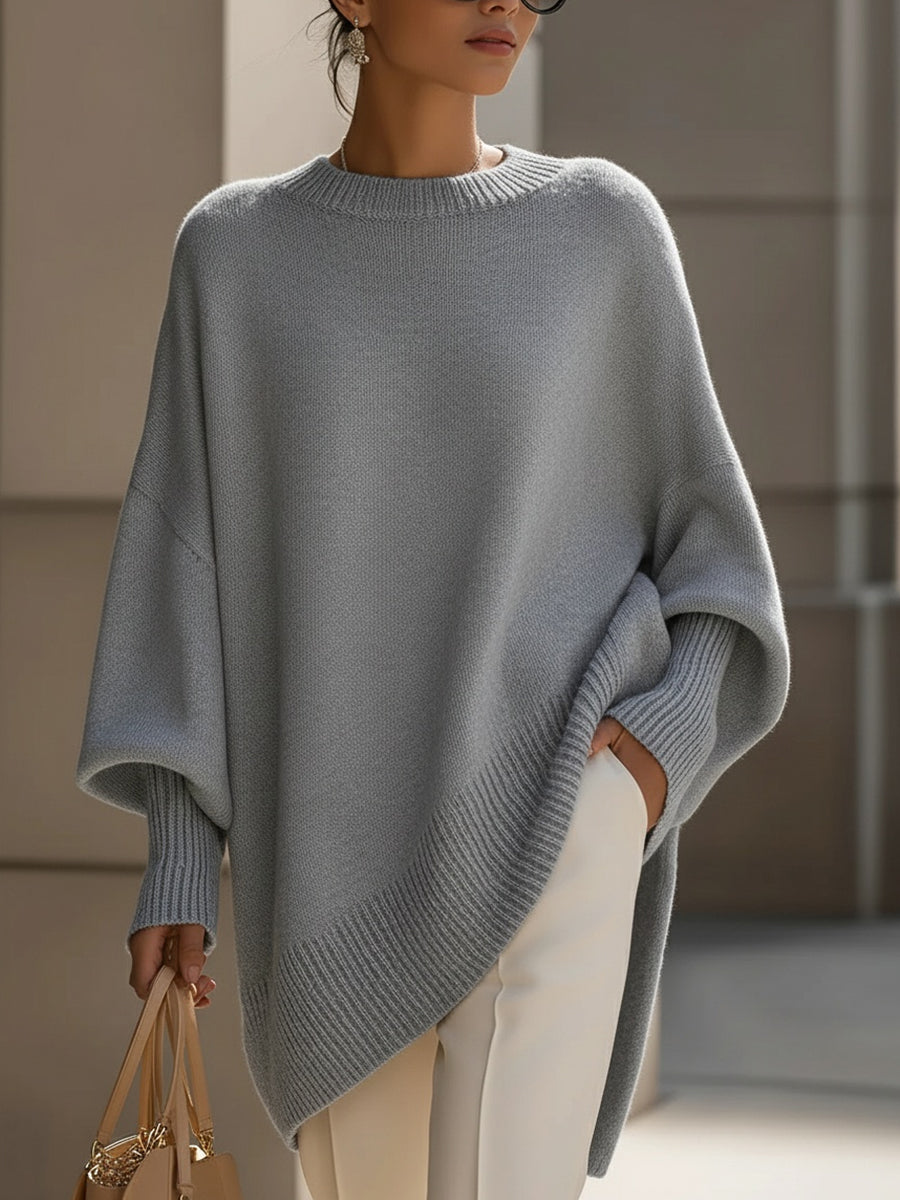 Women's Luxe Oversized Sweater in Gray