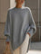 Women's Luxe Oversized Sweater in Gray