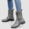 Sylvia Comfort Western Boots in Gray