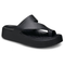 Luna Comfort Slip-on Wedge Sandals in Black