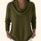 Women's Collared Sweater in Green