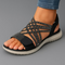 Levila Comfort Sandals in Black