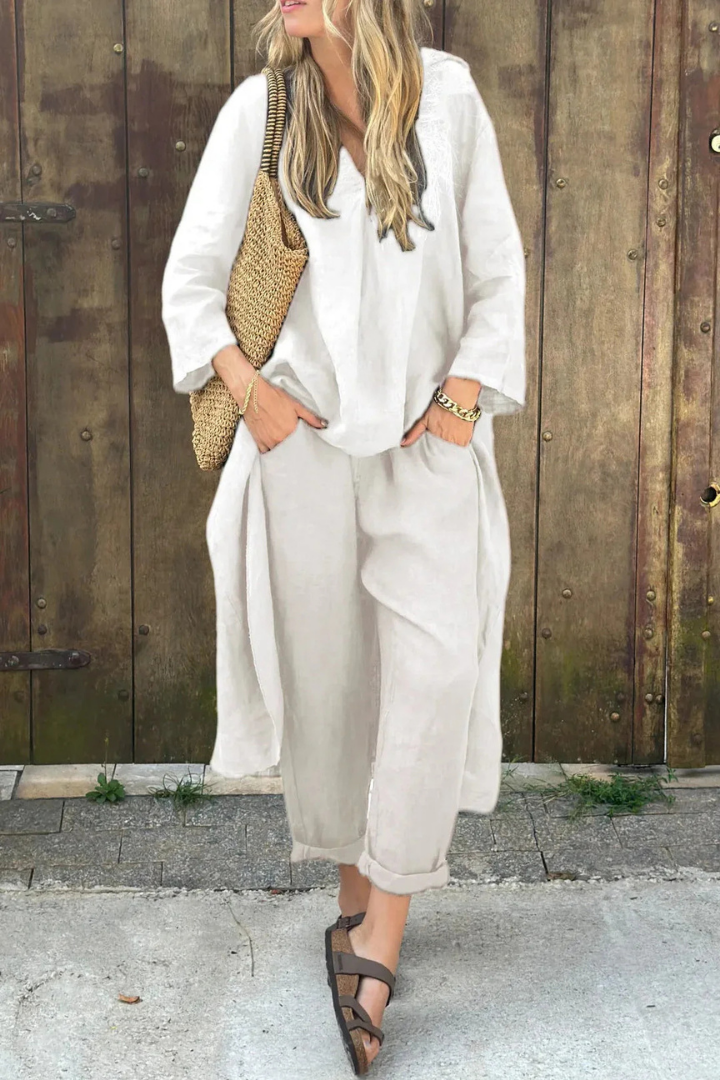 Women's Stylish and Comfortable Set in White
