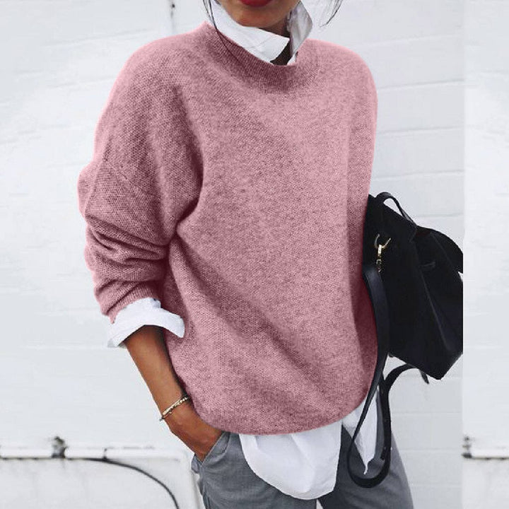Women's Soft Warm Sweater in Pink