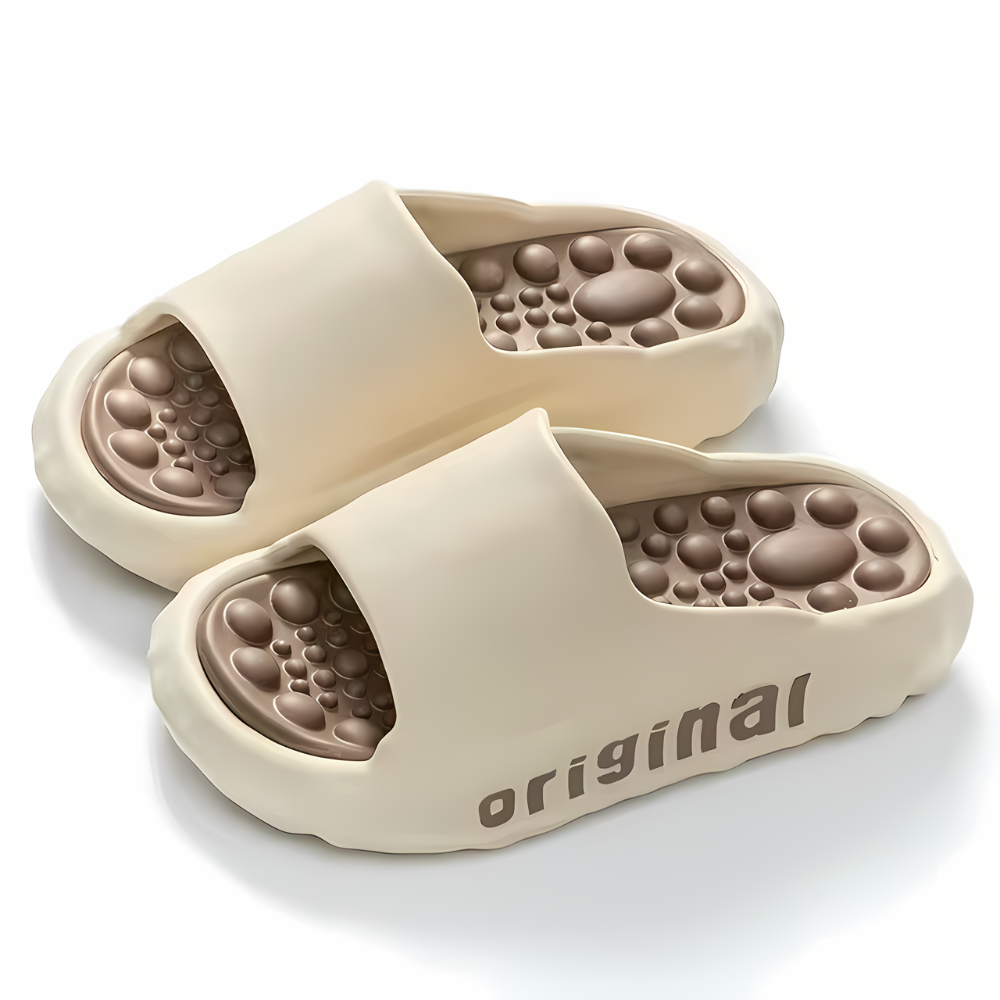 Sandy Comfort Sandals in Khaki Clouds