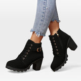 Women's Chic Buckle Ankle Boots