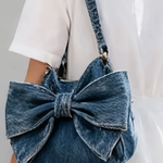 Women's Bow Denim Bag, photo 4