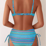 Women's Two Piece Swimsuit with Striped Print, photo 11