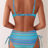 Women's Two Piece Swimsuit with Striped Print, photo 11