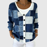 Ivy Cozy Button-Front Knit Cardigan