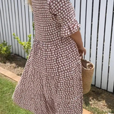 Women's Sable Short-Sleeve Midi Dress, photo 3