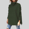 Almut Oversized Turtleneck Sweater in Green