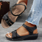 Ariya Comfort Flex Sandals in Black