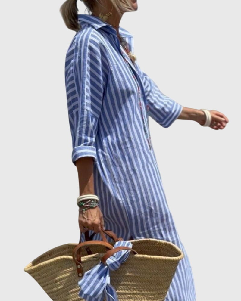 Women's Classic Striped Dress, photo 3
