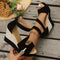 Women's Comfort Wedge Sandals in Black