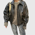 Women's Vintage Jeans with Leopard Print, photo 5