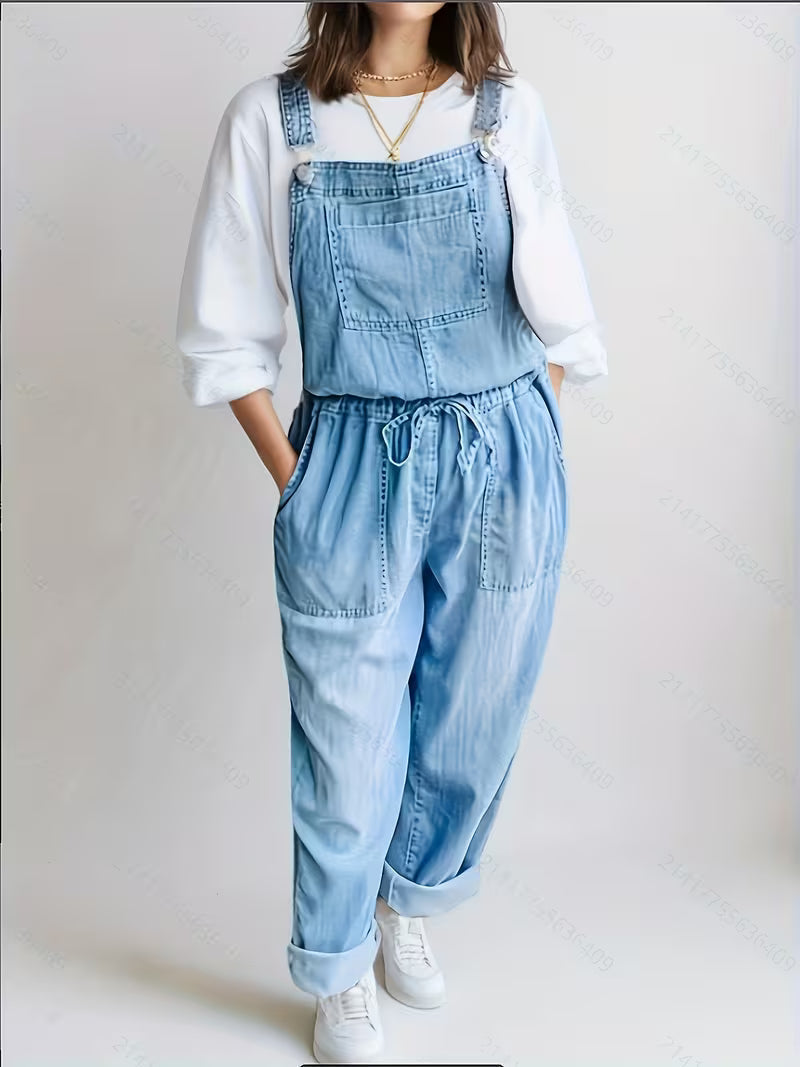 Margot Relaxed Denim Jumpsuit, photo 2