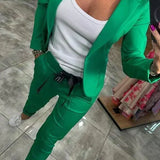 Women's Elegant Set – Janet in Green