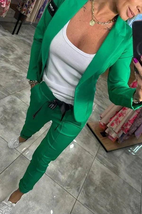 Women's Elegant Set – Janet in Green
