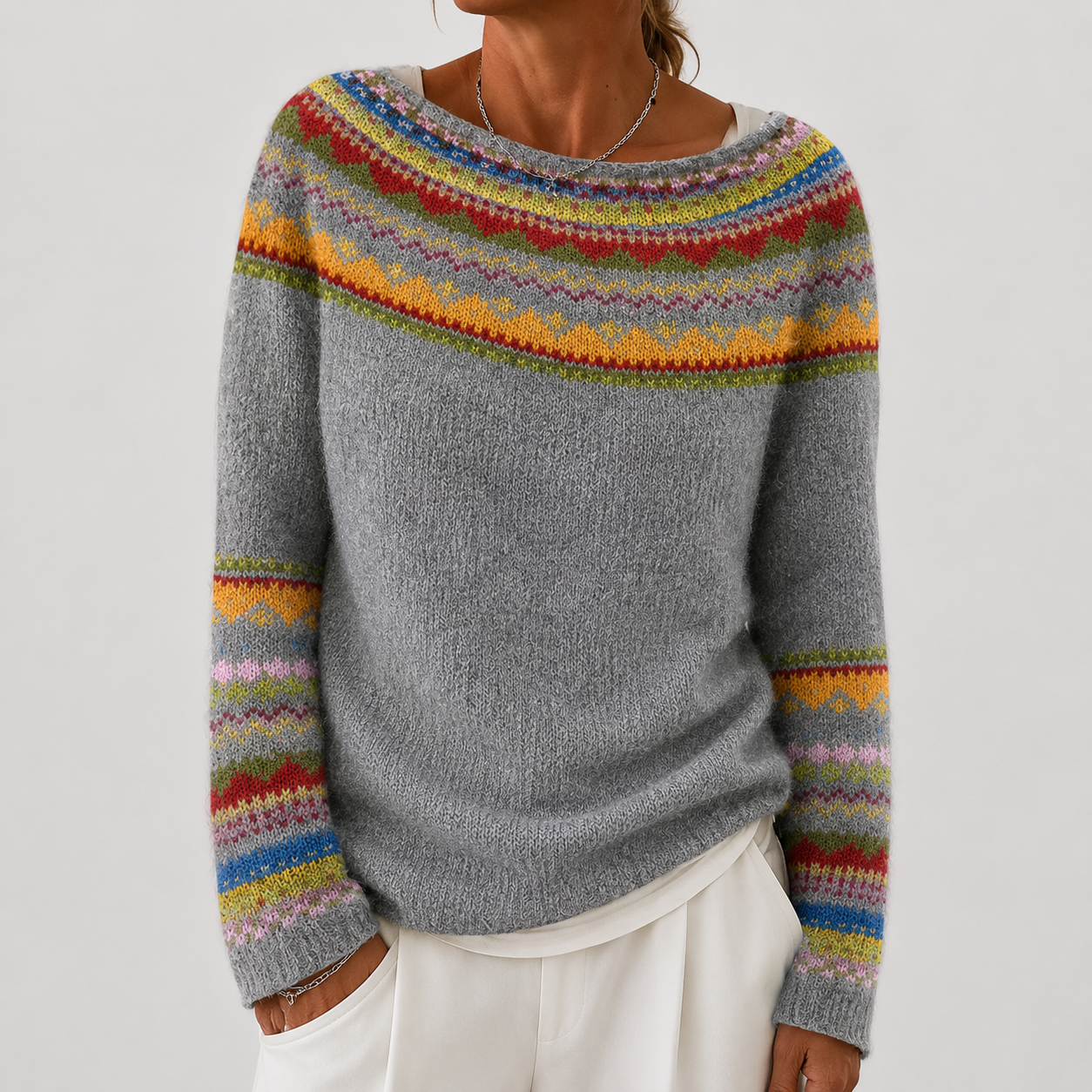 Women's Retro Wool Sweater