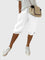 Women's Elegant Paisley Pants in White
