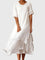 April Elegant Dress in White