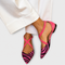 Women's Buckle Loafers in Pink