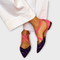 Women's Buckle Loafers in Purple